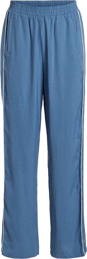 Vila Broek Viselma Maze Hw Straight Jogger Pan 14094055 Coronet Blue Dames Maat - W34