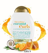 OGX Shampoo Quenching Coconut Curls Shampoo - Voedt krullen - Voor zijdezacht haar - Kokosolie, honing en citrus