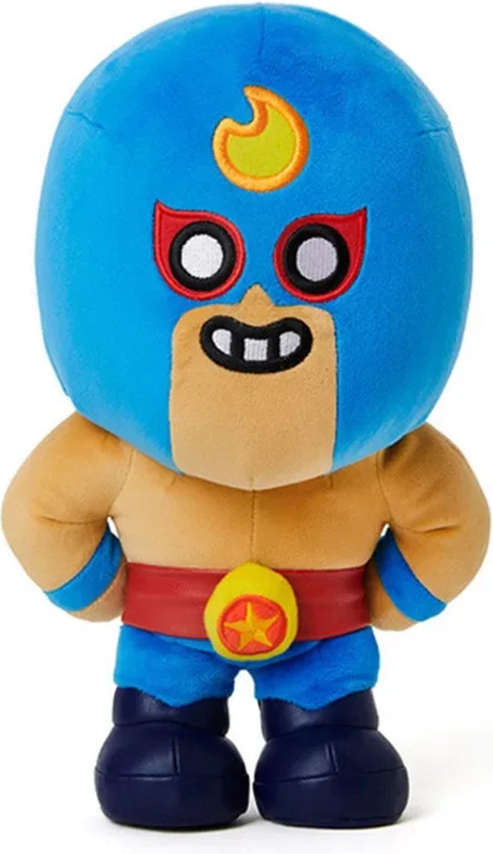 Het Beste Speelgoed | Brawl Stars - El Primo - Knuffel - Poppetjes