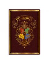 Harry Potter - A5 notitieboek met etui - Rood - Kleurrijke Kraag