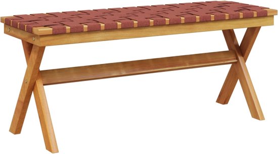 vidaXL Tuinbank - Acaciahout - 119x67x83 cm - Unieke kleuren en nerven