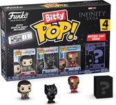 Funko Loki, Black Panther, Iron Man and mystery chase - Funko Bitty Pop! - The Infinity Saga Figuur - 2cm