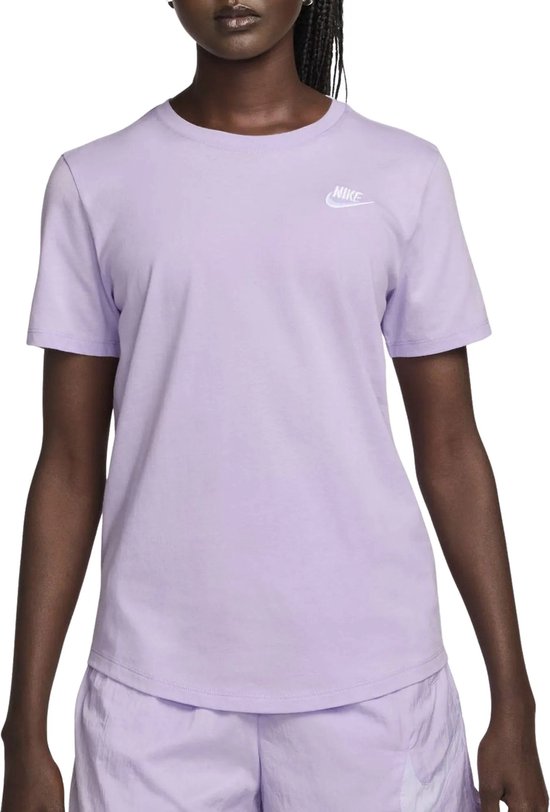 Nike Sportswear Club Essential chemise de sport dames lilas