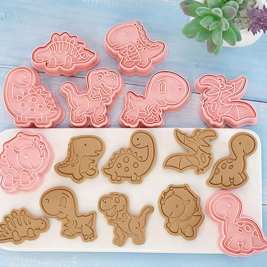 Dinosaurus Koekjesvormen Set - 10 stuks