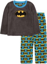 kinderpyjama met bamboe panda grijsmelange