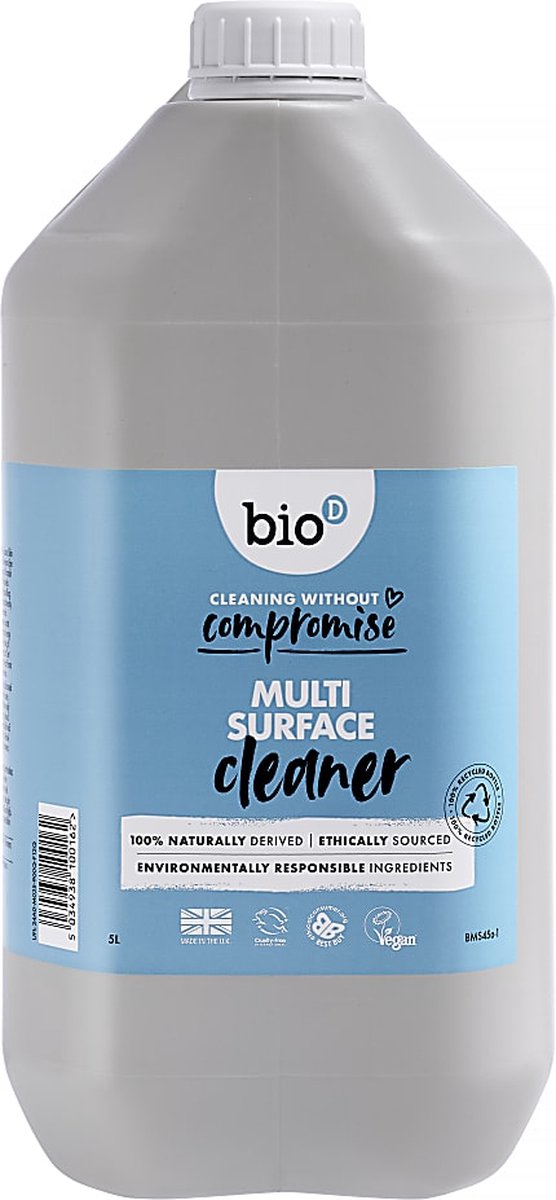Goedkoopste Bio-D Multi-oppervlakte Reiniger 5L Grootverpakking