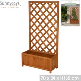 TRELLIS PLANTENBAK 70X30XH135CM