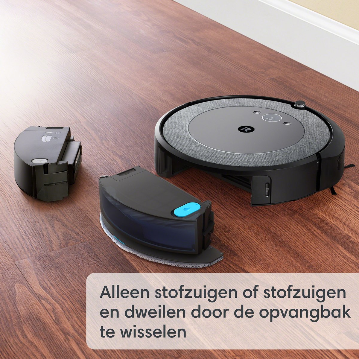 Afbeelding 3 van iRobot Roomba Combo® i5 - Robotstofzuiger met Dweilfunctie - Met Laadstation - Ideaal voor Huisdieren - i5176