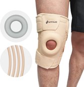 Verstelbare kniebrace (SET VAN 2 STUKS) - Patellabrace meniscus band - Kniebandage Volwassenen - Patellabandje - Knieband | VITALIC