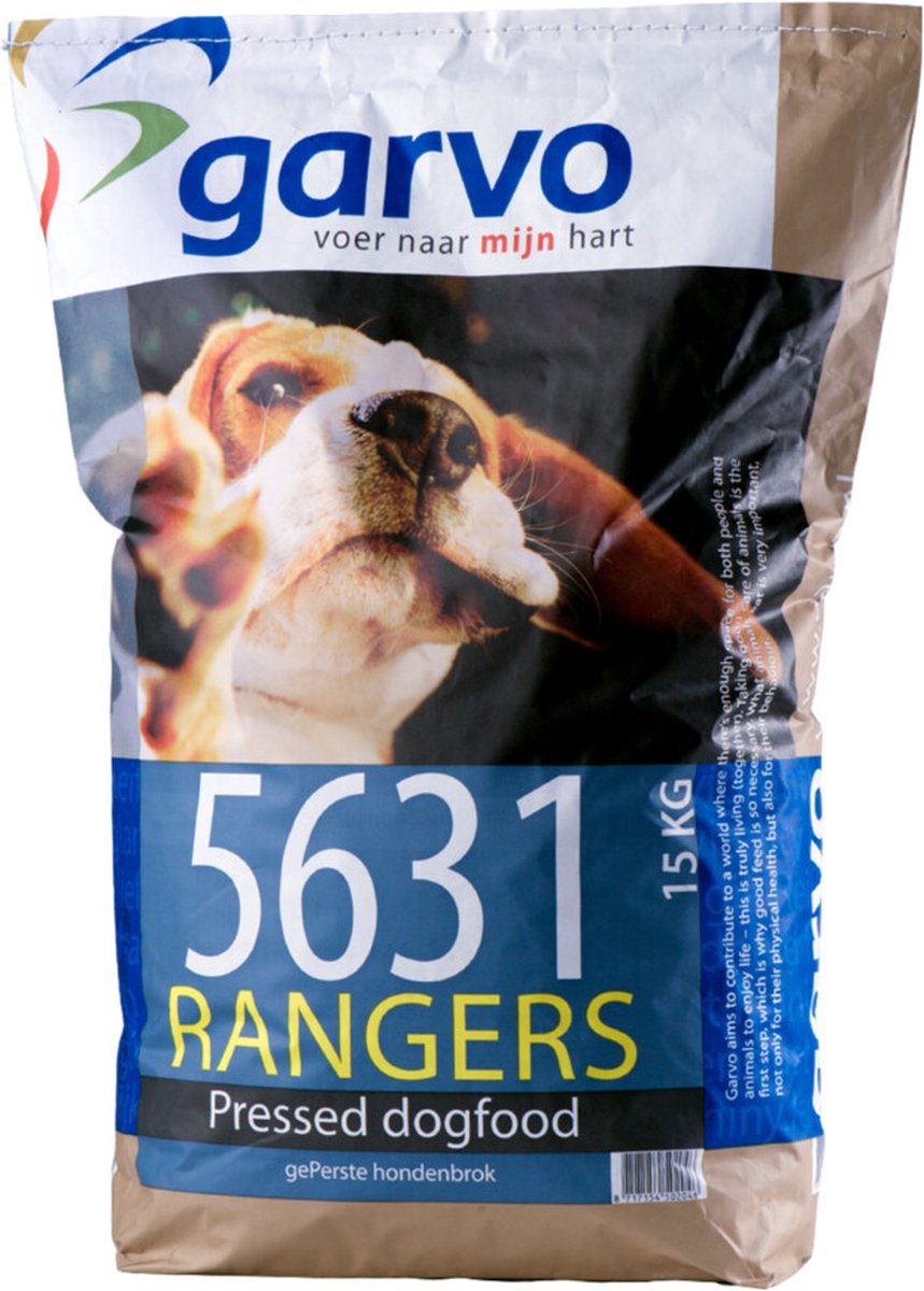 Garvo Rangers geperste hondenbrok - 15kg - 5631 - Hondenvoer -