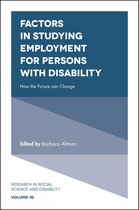 Research in Social Science and Disability- Factors in Studying Employment for Persons with Disability