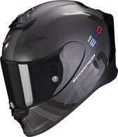 Scorpion Exo-R1 Evo Carbon Air Mg Matt Black-Dark Silver XL - Maat XL - Helm