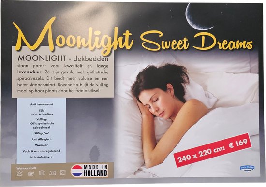 Dekbed Ultra Douce - 240x220 cm - Dekbed adaptée à toutes les saisons - COUETTE TOUTE L'ANNEE - 2 personnes