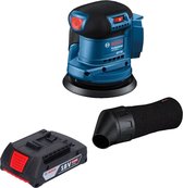 Bosch GEX 185-LI Professionele snoerloze excenterschuurmachine 18 V 125 mm borstelloos + 1x accu 2.0 Ah - zonder oplader