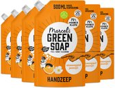Marcel's Green Soap Savon Mains Recharge Orange & Jasmin - 6 x 500 ml