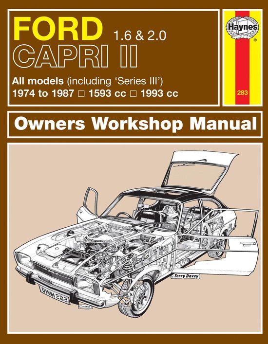 Ford Capri II (and III) 1.6 & 2.0 (74 - 87) Haynes Repair Ma ... - cover