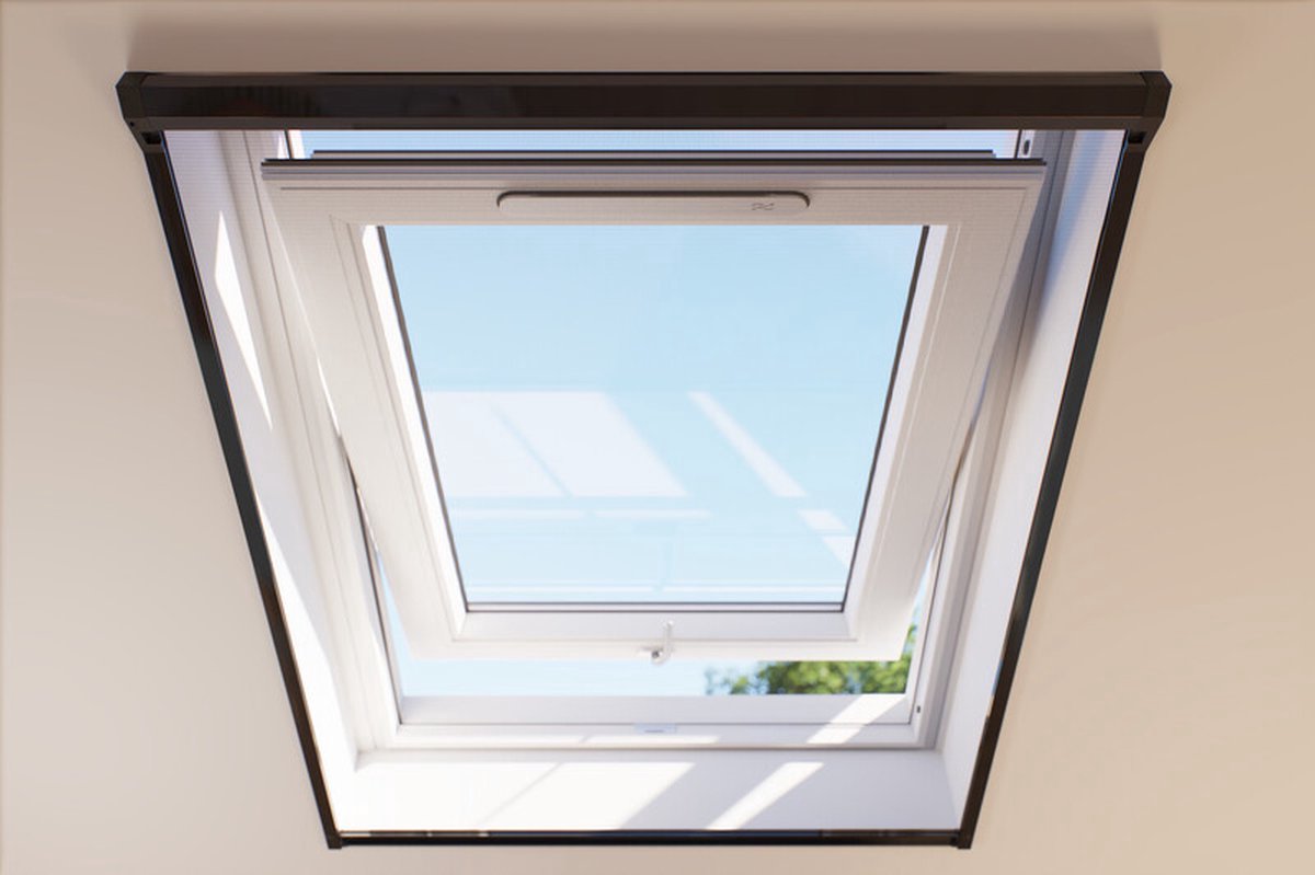 Bruynzeel rolhor raam 123x155 S700 serie ZWART