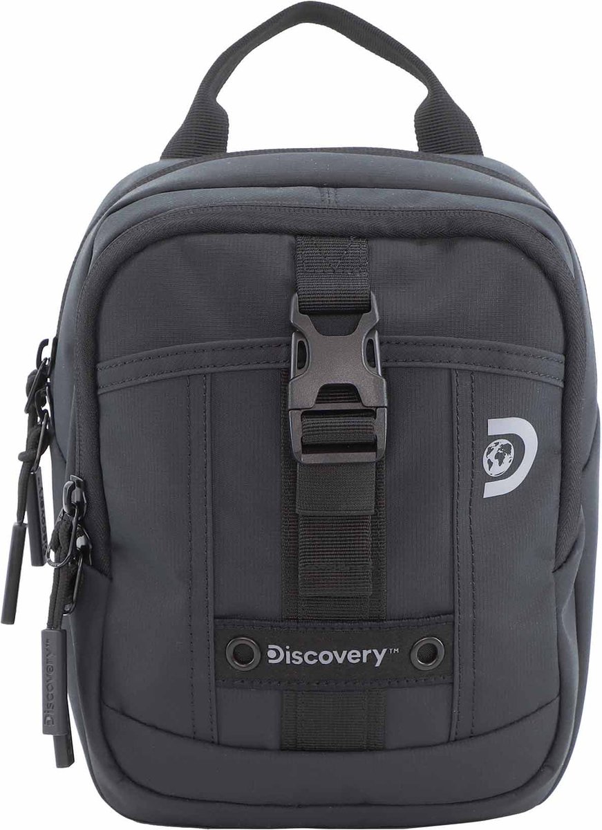 Discovery Schoudertas | Crossbody Tas - Shield - Zwart - D00112.06 - Zwart