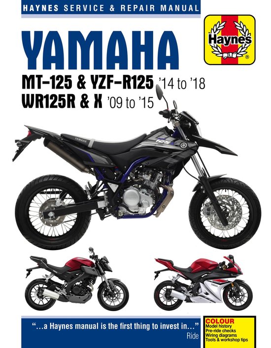 Yamaha MT-125 & YZF-R125 (14-18), WR125R/X (09-15) - cover