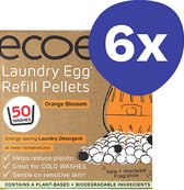 Recharge Boules de Lavage des Oeufs Eco (50 lavages) - Fleur Orange (6 recharges)