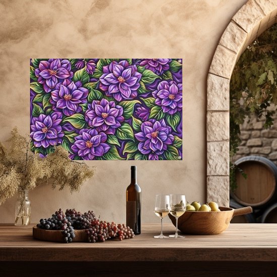 Affiche jardin Fleurs - Affiche jardin nature - Affiche jardin Stengel - Décoration murale jardin - Tableaux de jardin extérieur - Décoration Jardin extérieur affiche jardin 150x100 cm