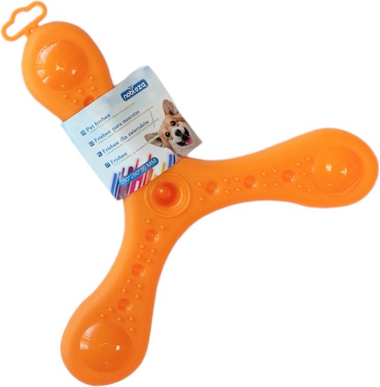 Nobleza Apporteer hondenspeelgoed - Diameter 28 cm -Apporteerspeelgoed - Frisbee - Honden frisbee - Frisbee hond - Honden speelgoed - Oranje