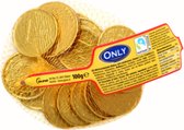 Only - Gouden Munten melkchocolade 100g