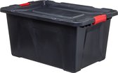 5Five Gerecyclede zwarte opbergbox - 100 liter