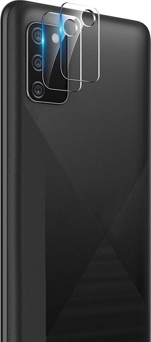 Camera Protector voor Samsung Galaxy A02S / A03S - 2 stuks van glas Transparante glazen