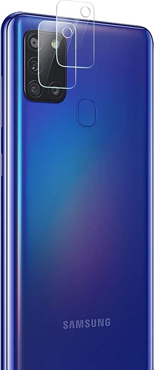 Camera Protector voor Samsung Galaxy A21S - 2 stuks van glas Transparante glazen