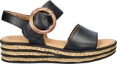 Gabor -Dames - zwart - sandalen - maat 41