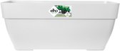 Elho Vibia Campana Trough 80 - Planteur pour Extérieur - Ø 76.5 x H 33.3 cm - Blanc