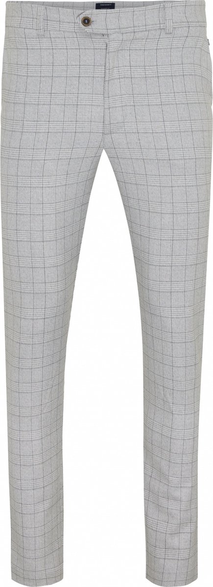 Tresanti CLARA | Melange check trouser Light grey (TRPAIA131 - 201)