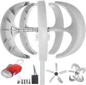 ShopEighty8 - Windturbine - 12V 600W - 5 Bladen - Windmolen generator - Aerogenerator - Windenergie - Windturbine bouwpakket - voor thuis tuin Boot of straatverlichting - incl Controller -Wit