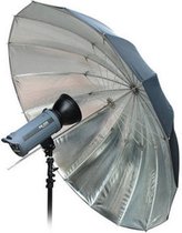 Bresser Jumbo Paraplu - SM-09 - 162 cm - Zilver/Zwart