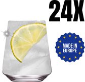 TEN® Elite Waterglas 510ml - 24 Stuks - Hoogwaardig Kristalglas - Kleine waterglazen - Waterglazen Set - Drinkglazen