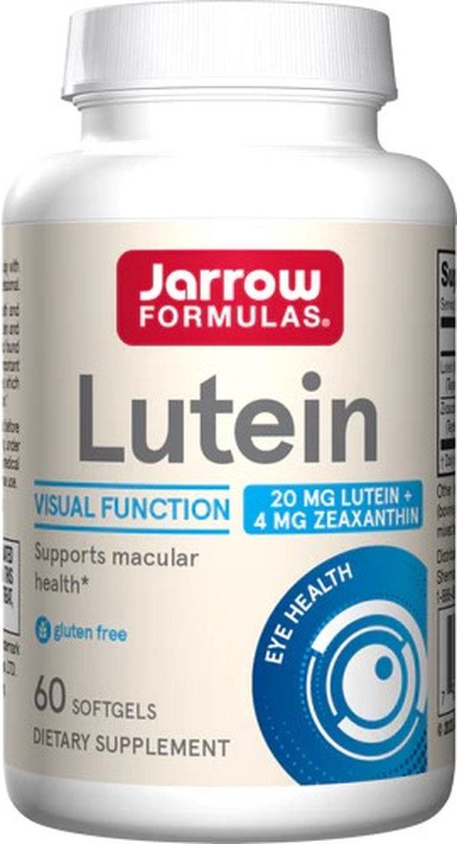 Goedkoopste Lutein 20mg 60 softgels - oogbeschermende luteine en zeaxanthine | Jarrow Formulas