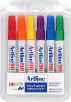 ARTLINE 90 NEAT Permanent markers Kit - 6 stuks - All colors