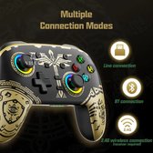 Draadloze Gamepad – Voor Pro Switch – Elite BT Controller voor Nintendo OLED/Lite & PC - green
