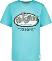 Vingino T-shirt Hebor Garçons T-shirt - Bleu île - Taille 164