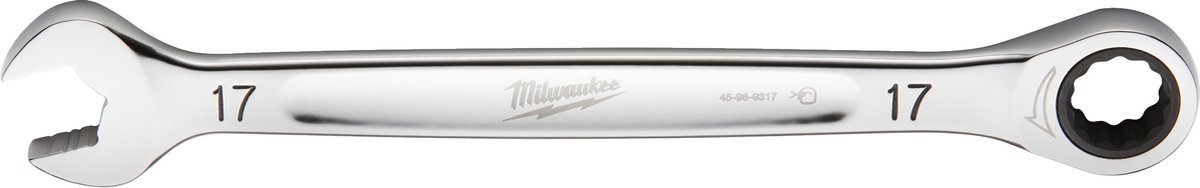 Milwaukee MAX BITE™ Ringsteeksleutel met ratel 17 mm -4932471510