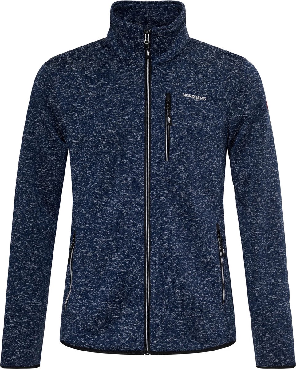 Nordberg Benjamin Fleece Vest Heren melange Blauw
