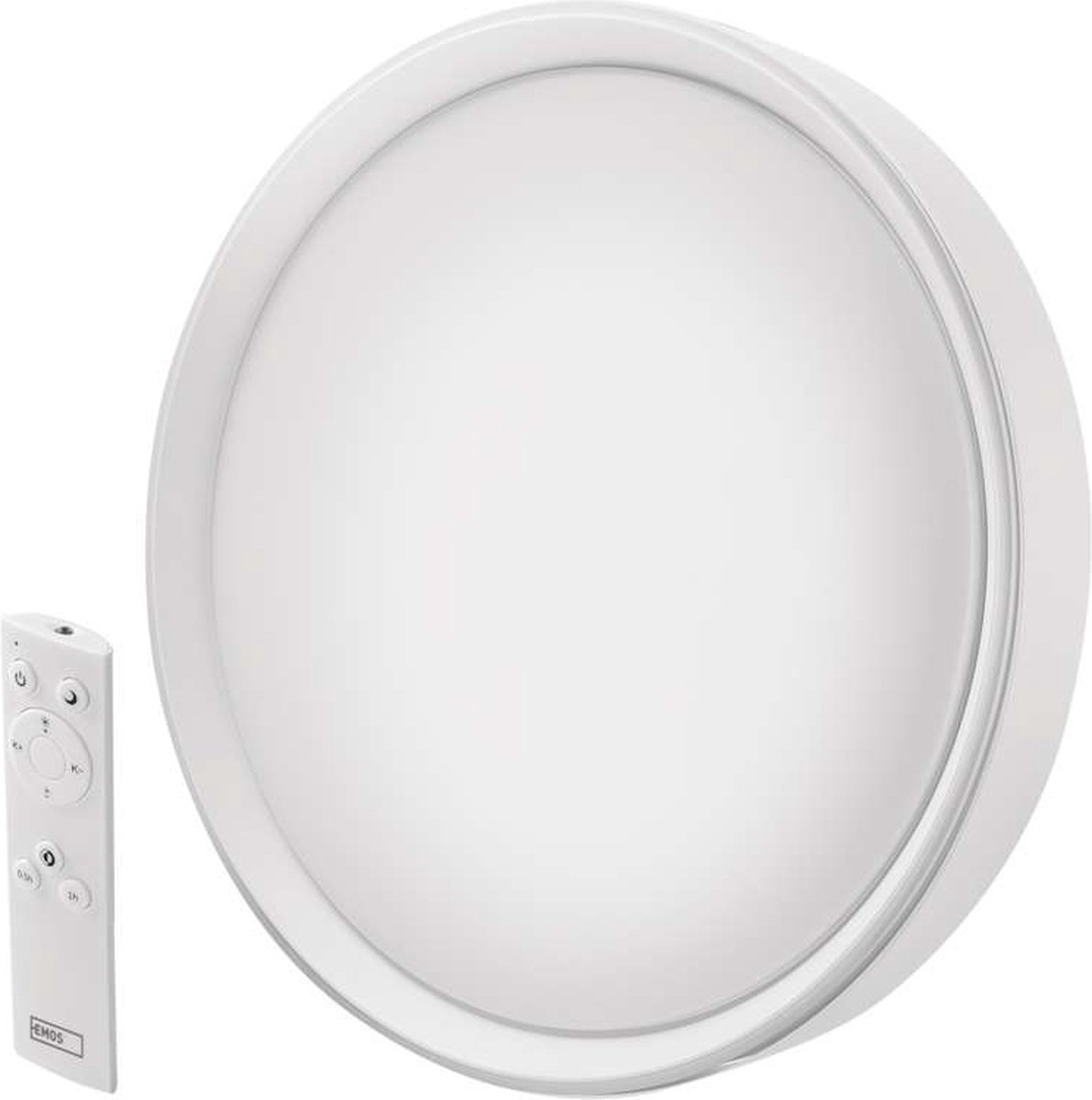 EMOS ILVI LED-plafondlamp 40 cm, 30 W, warm-koud wit, dimbaar met afstandsbediening, ZM5168