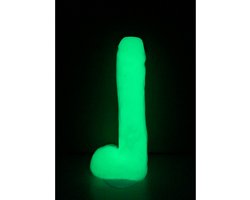 Shots - S-Line Glow in the Dark Penis Zeep met ballen green