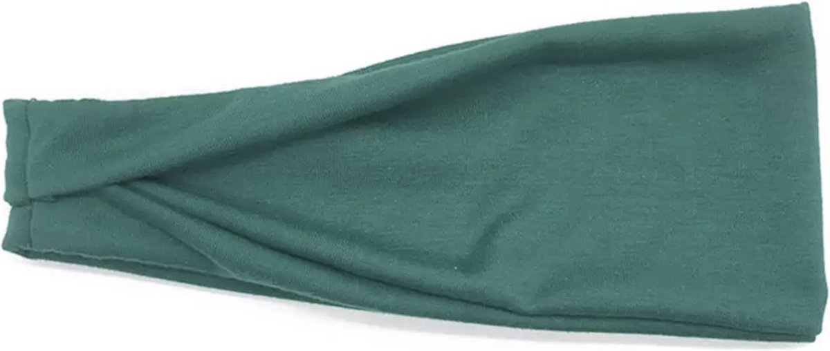 Consumerce® Premium Hoofdband voor Dames en Heren Donkergroen – Zweetband – Hoofd Band – Sport – Make Up – Hoofdbanden – Zomer – Winter – Sporten Hardlopen – Kind – Jongens – Meisjes – Haarband – Diadeem – Haarbanden – Bandana – Bandana’s