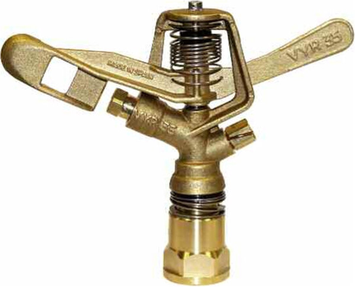 Vyrsa 35 messing rondsproeier 3/4'' binnendraad bereik max. 16,5 meter voor tyleen (8031-000034)