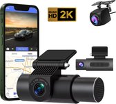 GEARXPERTS® f22 Dashcam – dual dashcam voor auto – dashcam voor en achter – auto camera – auto camera dashcam – G-Sensor – Bewegingsdetectie – parkeerstand – loop recording – Full HD – 170° hoeklens