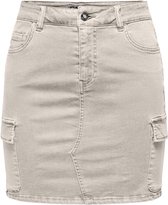 Only Rok Onlnew Missouri Reg Cargo Skirt Pnt 15319028 Pumice Stone Dames Maat - M