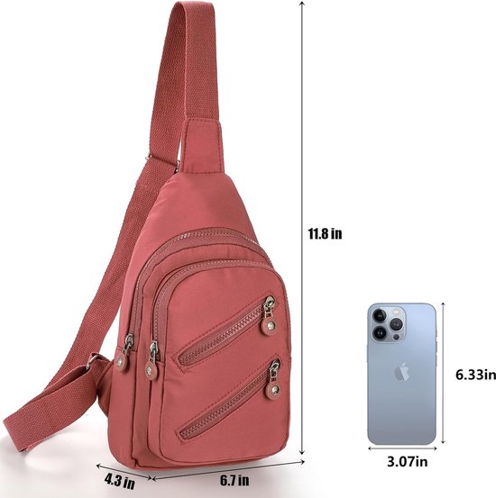 Sac à Dos Tendance – Petit Sac à Dos Pour Femme, Sac De Poitrine Sacoche De Sport