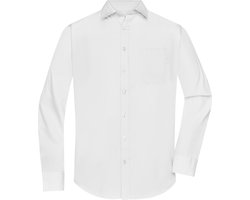 Overhemd Heren met Lange Mouw (Wit) - Maat 3XL
